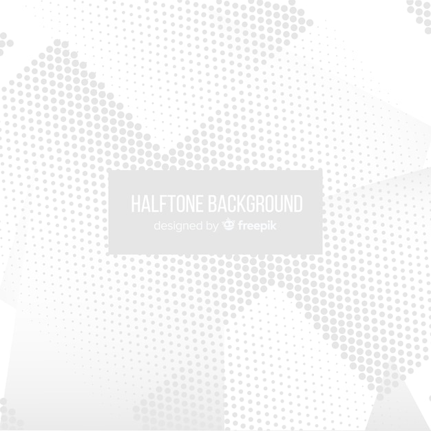 Free vector halftone background