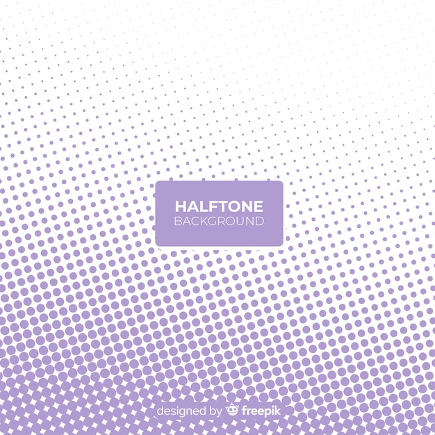 Free vector halftone background