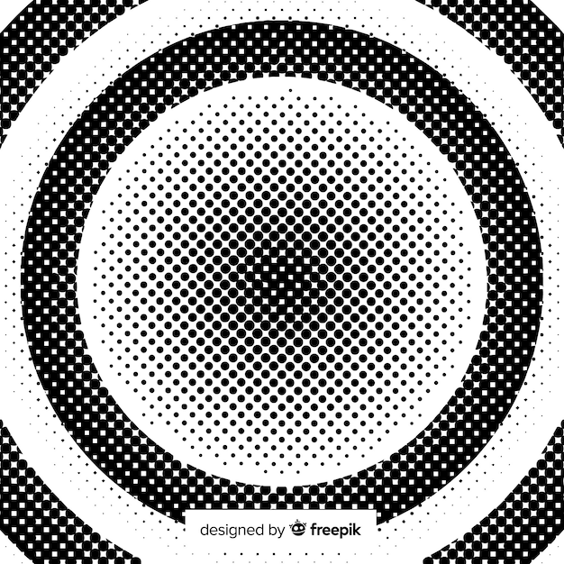 Free vector halftone background