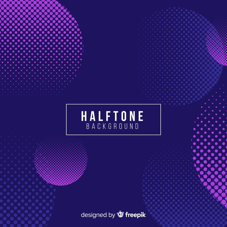 Free Vector halftone background