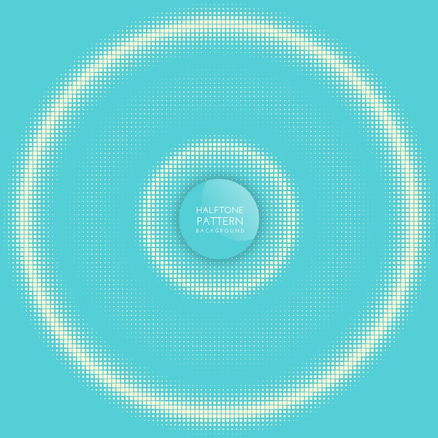 Free vector halftone circle background