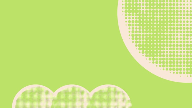 Halftone coronavirus on light green background vector