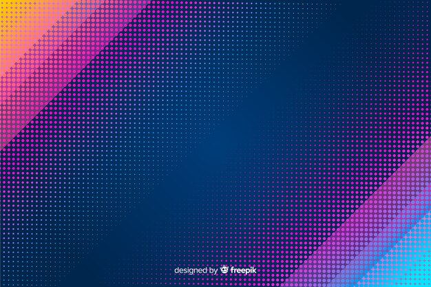 Halftone effect background gradient background