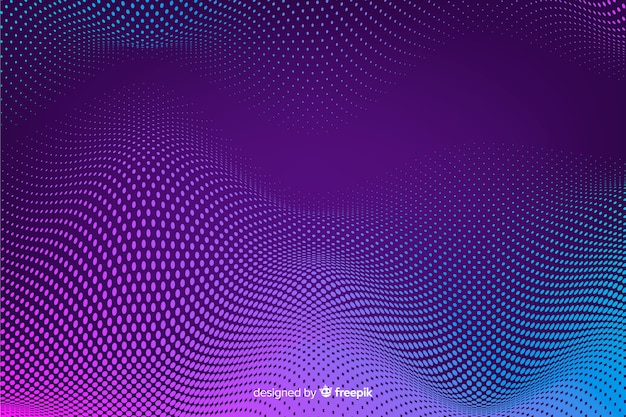 Free vector halftone effect background gradient background