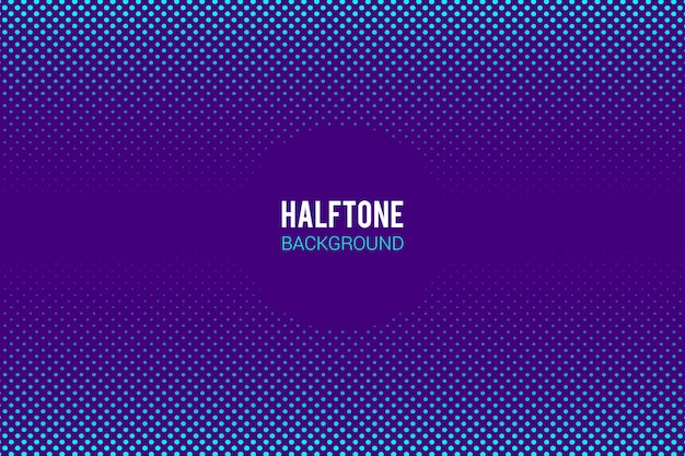 Free vector halftone effect background