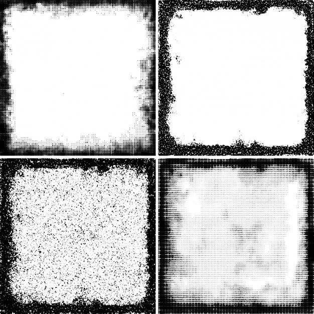 Halftone frames pack