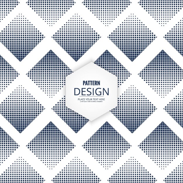 Halftone geometric pattern