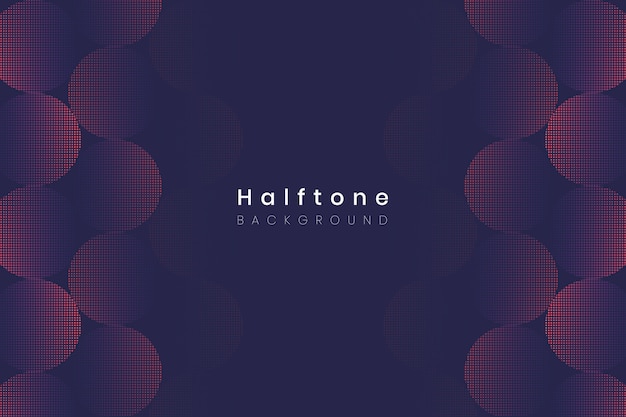 Halftone gradient background