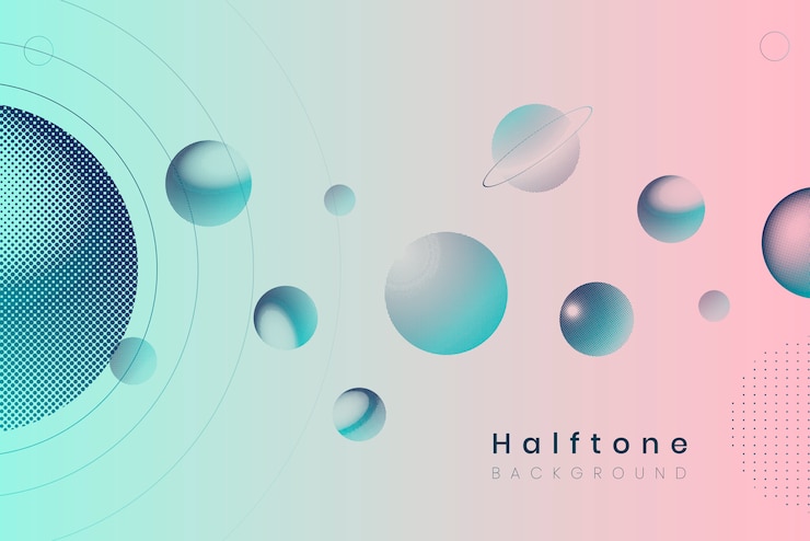 Free Vector halftone gradient background