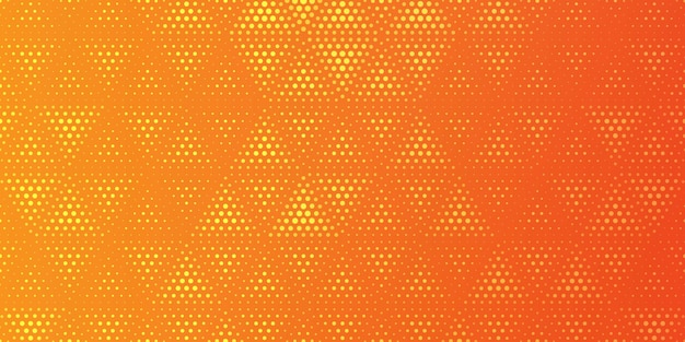 Free vector halftone pattern in triangular style background