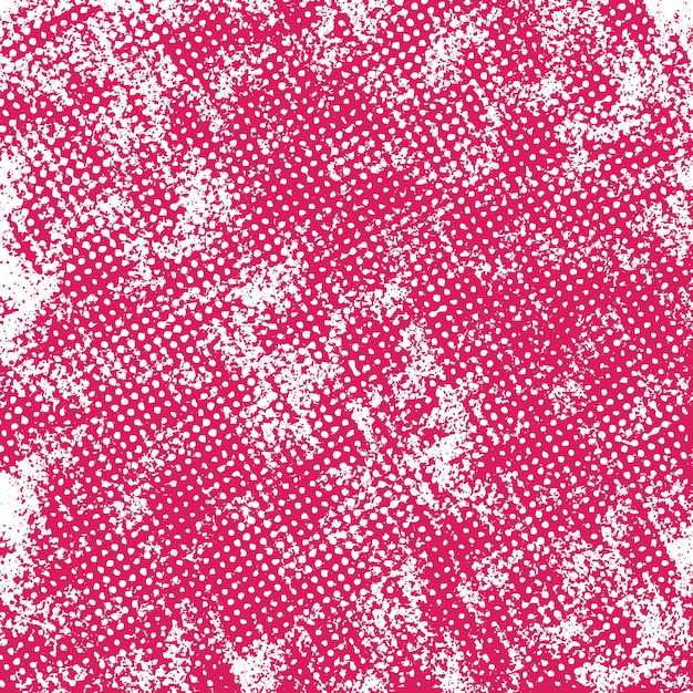 Free vector halftone pattern with grunge texture background