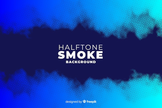 Halftone smoke background
