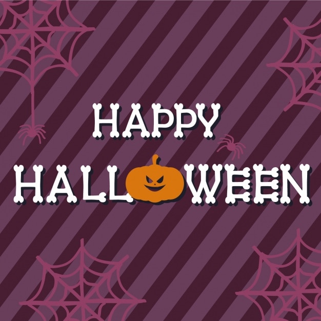 Free vector halloween background design