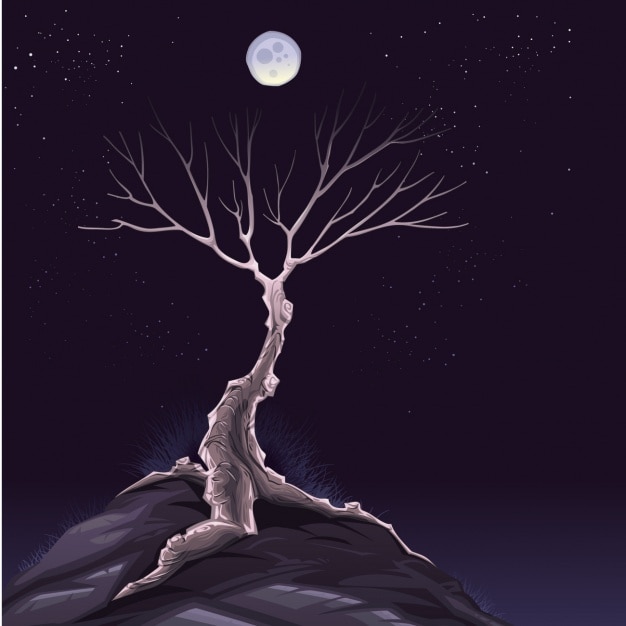 Free Vector halloween background design