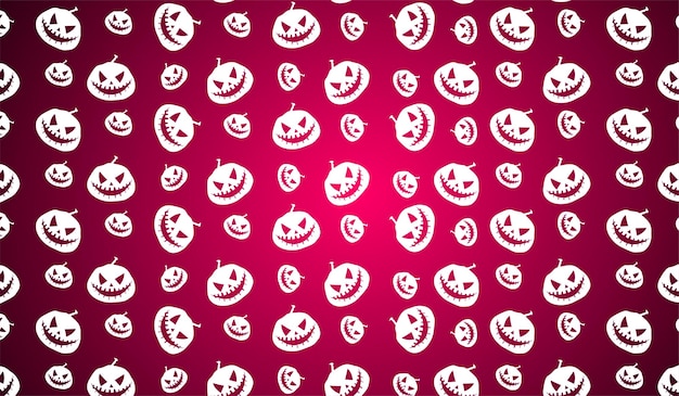 Free vector halloween background patte design template