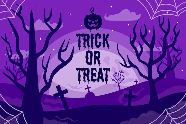 Free Vector halloween background theme