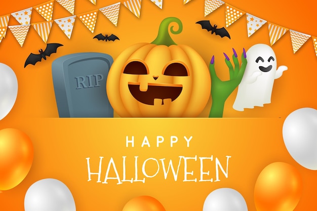 Halloween background theme