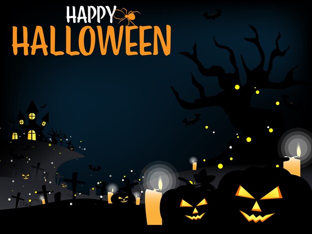 halloween text background