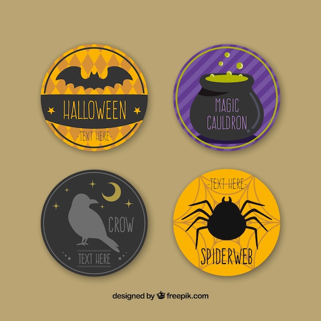 Halloween badges