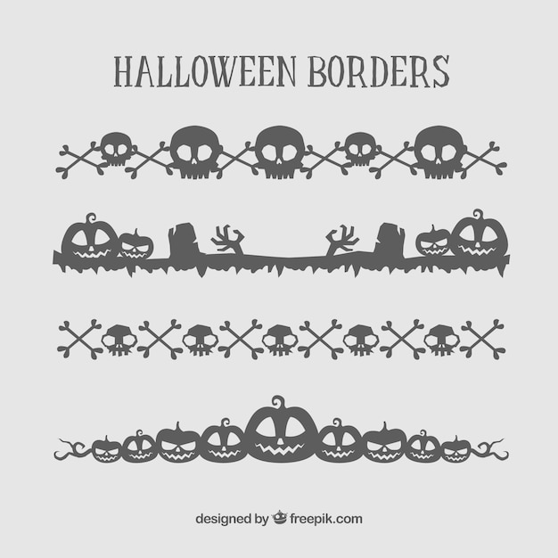 Halloween border pack