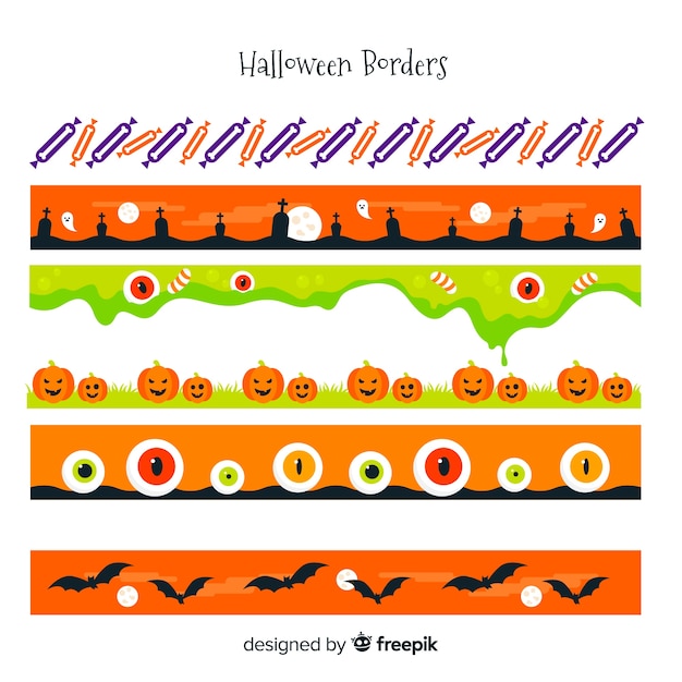 Halloween border pack