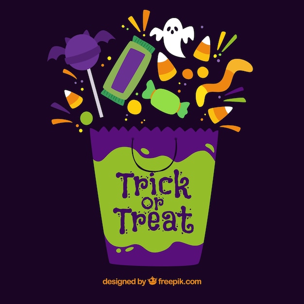 Halloween candies with original style