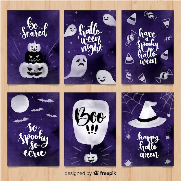 Carta di halloween collectio