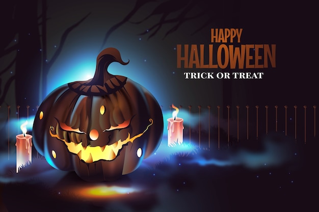 Free vector halloween celebration background