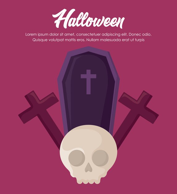 Free Vector halloween celebration banner