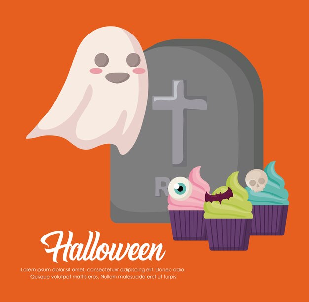 Free vector halloween celebration banner