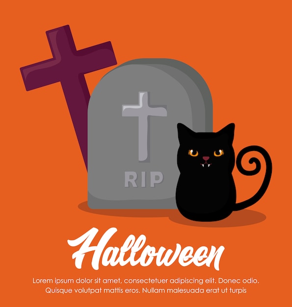 Free vector halloween celebration bannerbanner