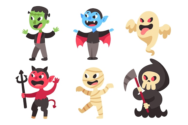 Halloween character collection