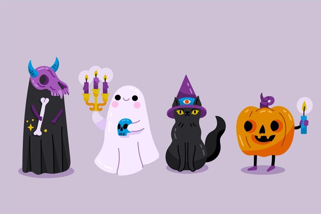 Halloween character collection