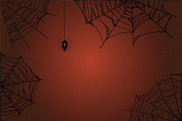 Free vector halloween cobweb background