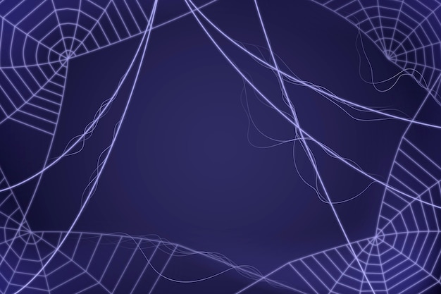 Free vector halloween cobweb background