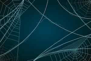 Free vector halloween cobweb background