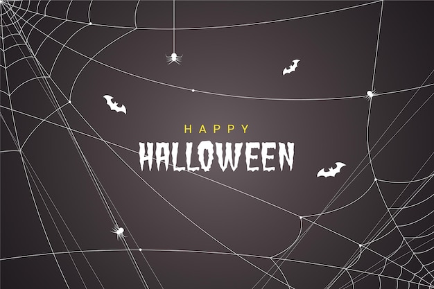 Halloween cobweb background