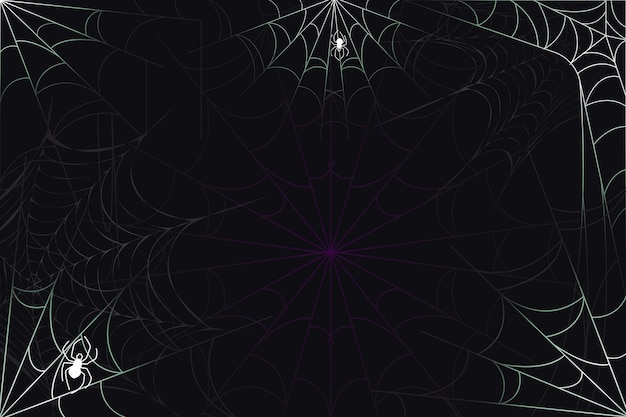 Free vector halloween cobweb background