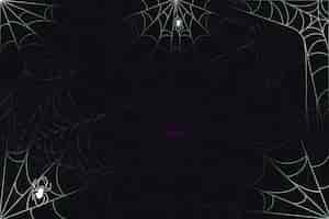 Free vector halloween cobweb background