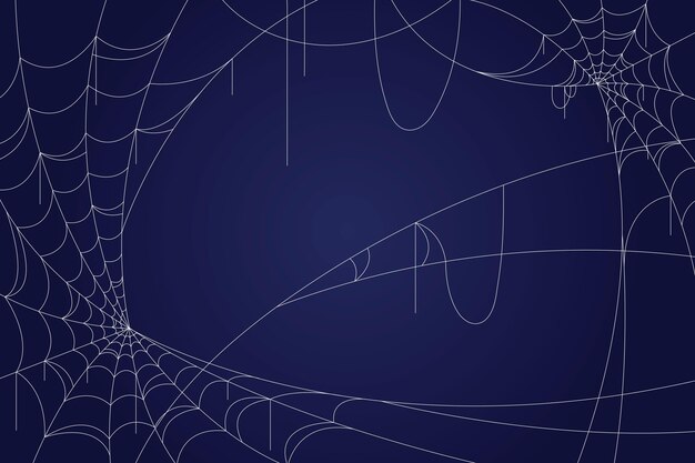 Halloween cobweb background