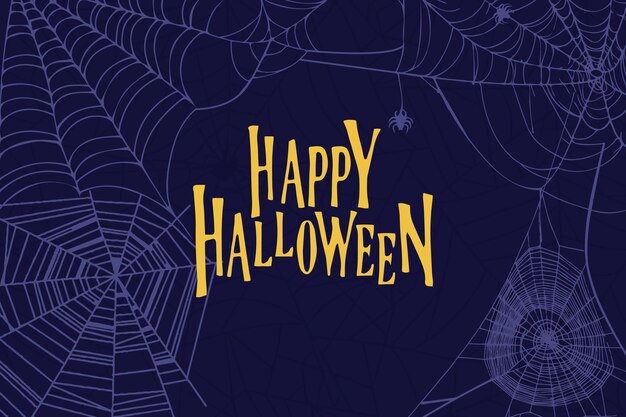 Halloween cobweb background