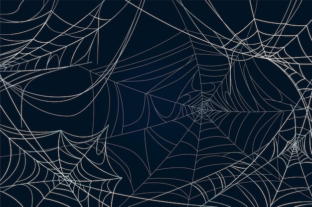 Halloween cobweb background