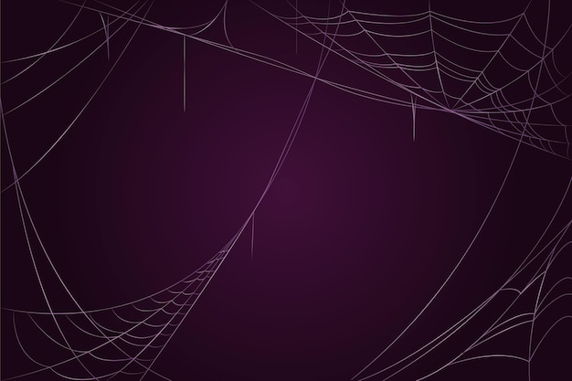 Halloween cobweb background