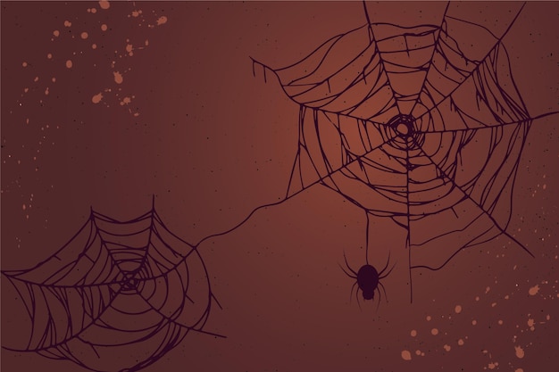 Halloween cobweb wallpaper