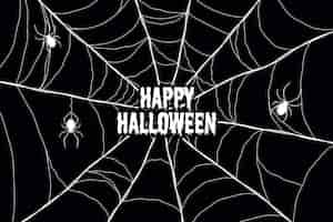 Бесплатное векторное изображение Хэллоуин паутина обои