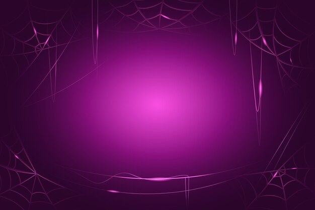 ハロウィーンのクモの巣の壁紙のテーマ 無料のベクター ハロウィーンのクモの巣の壁紙のテーマ 無料のベクター