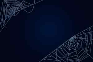 Free vector halloween cobweb wallpaper