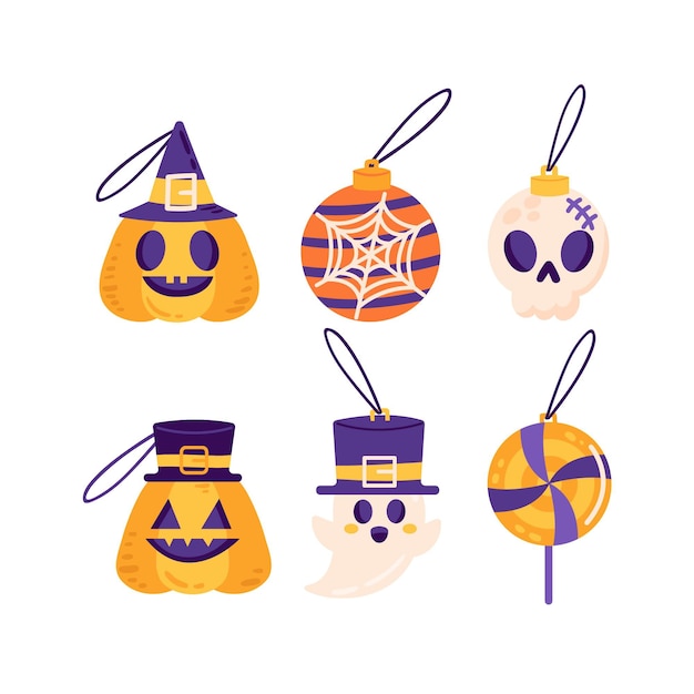 Halloween element collection