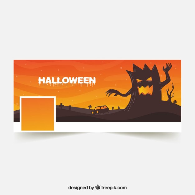 Halloween facebook orange cover