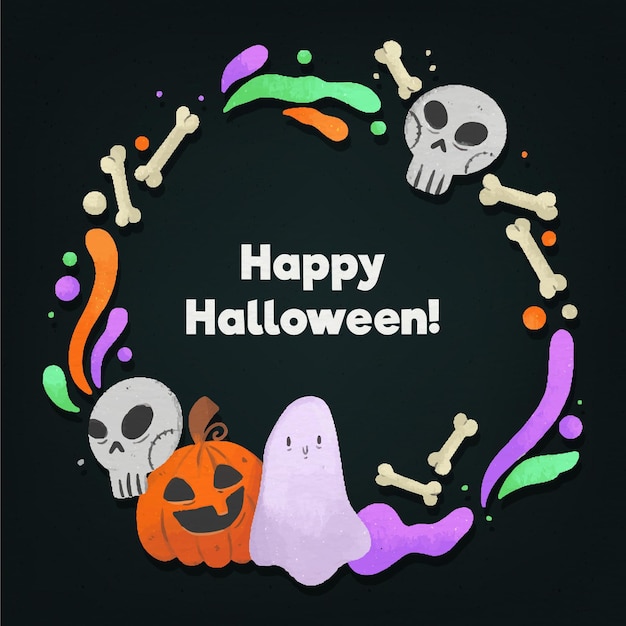 Free vector halloween festival bat design